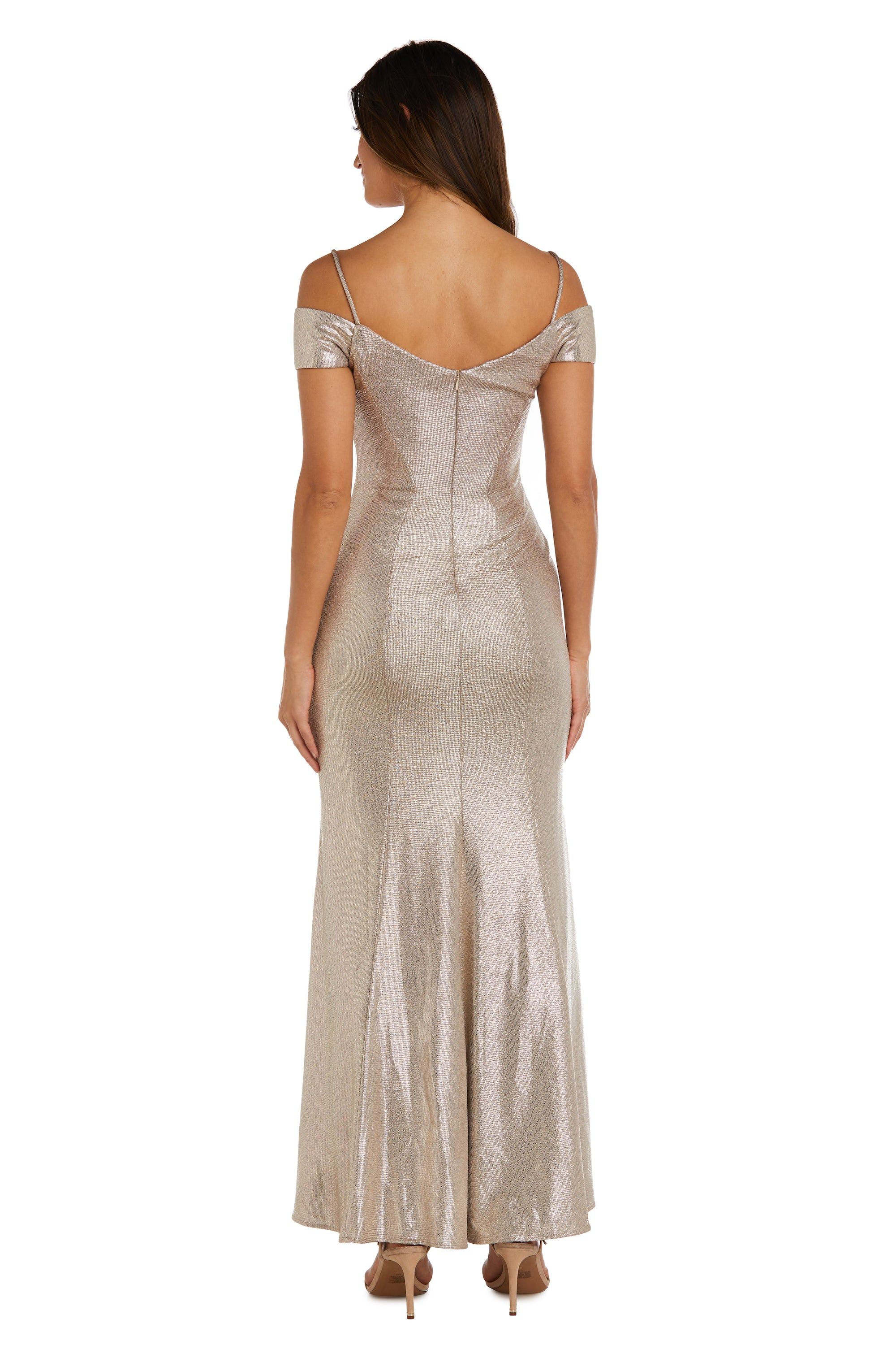 Nightway Long Shimmer Off the Shoulder Gown sold by R&M Richards product image thumbnail 2