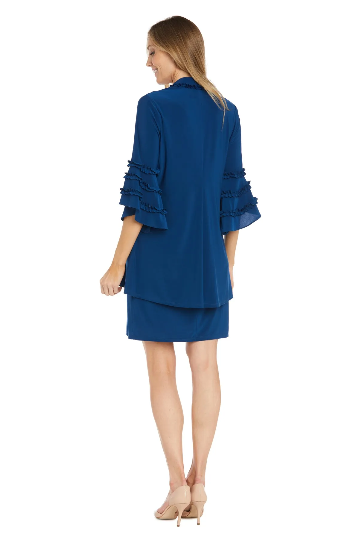 Jacket Dress With Ruffle Trim sold by R&M Richards product image thumbnail 2