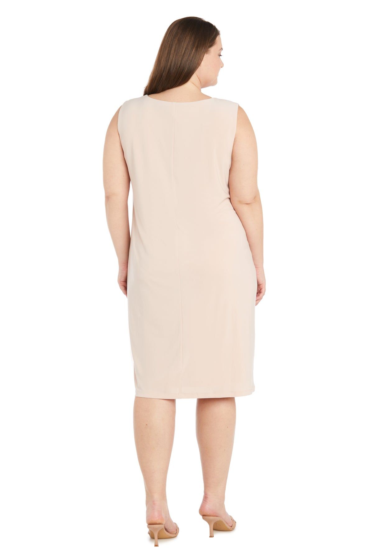 Sequined Jacket Dress with Solid Tank Dress - Plus sold by R&M Richards product image thumbnail 4