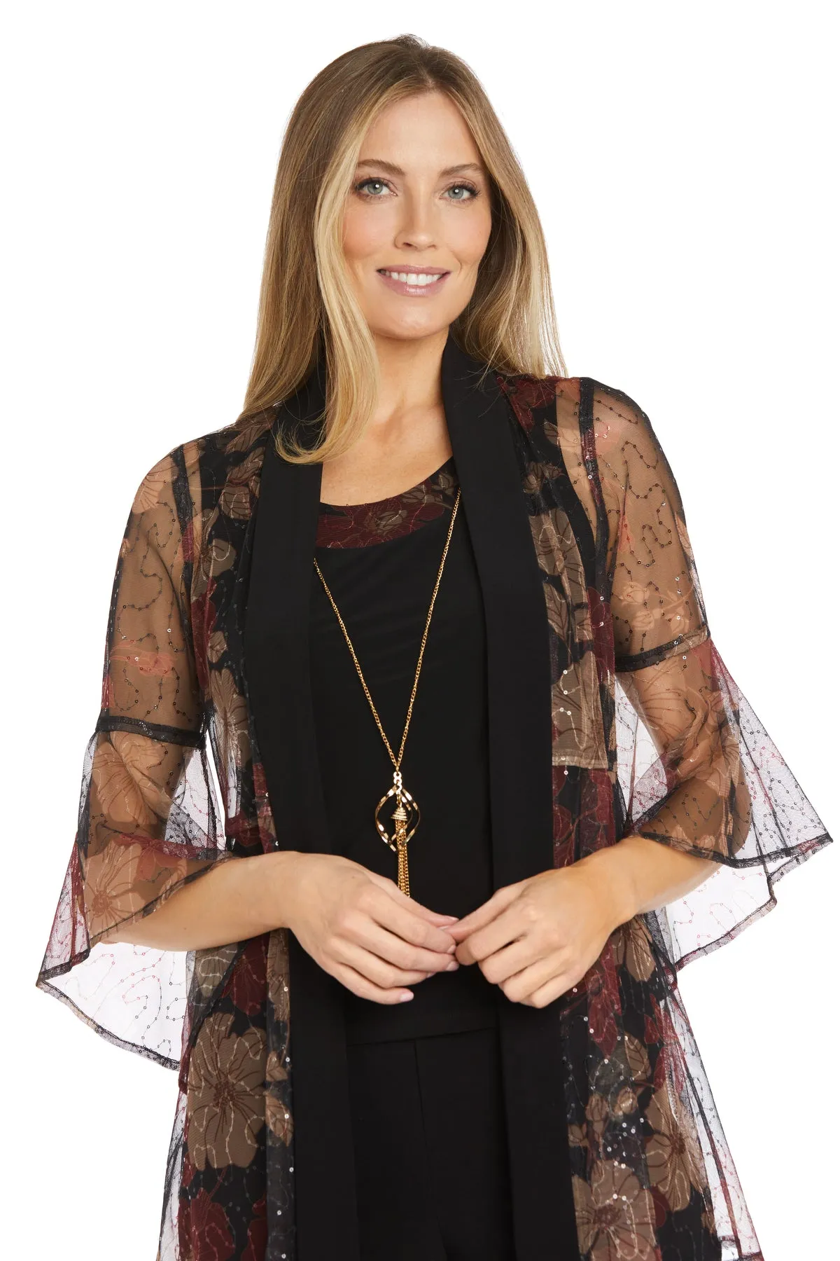 Pantsuit with Flounce Sleeves sold by R&M Richards product image thumbnail 3