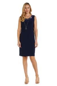 Two-Piece Printed Jacket and Dress Set - Petite sold by R&M Richards