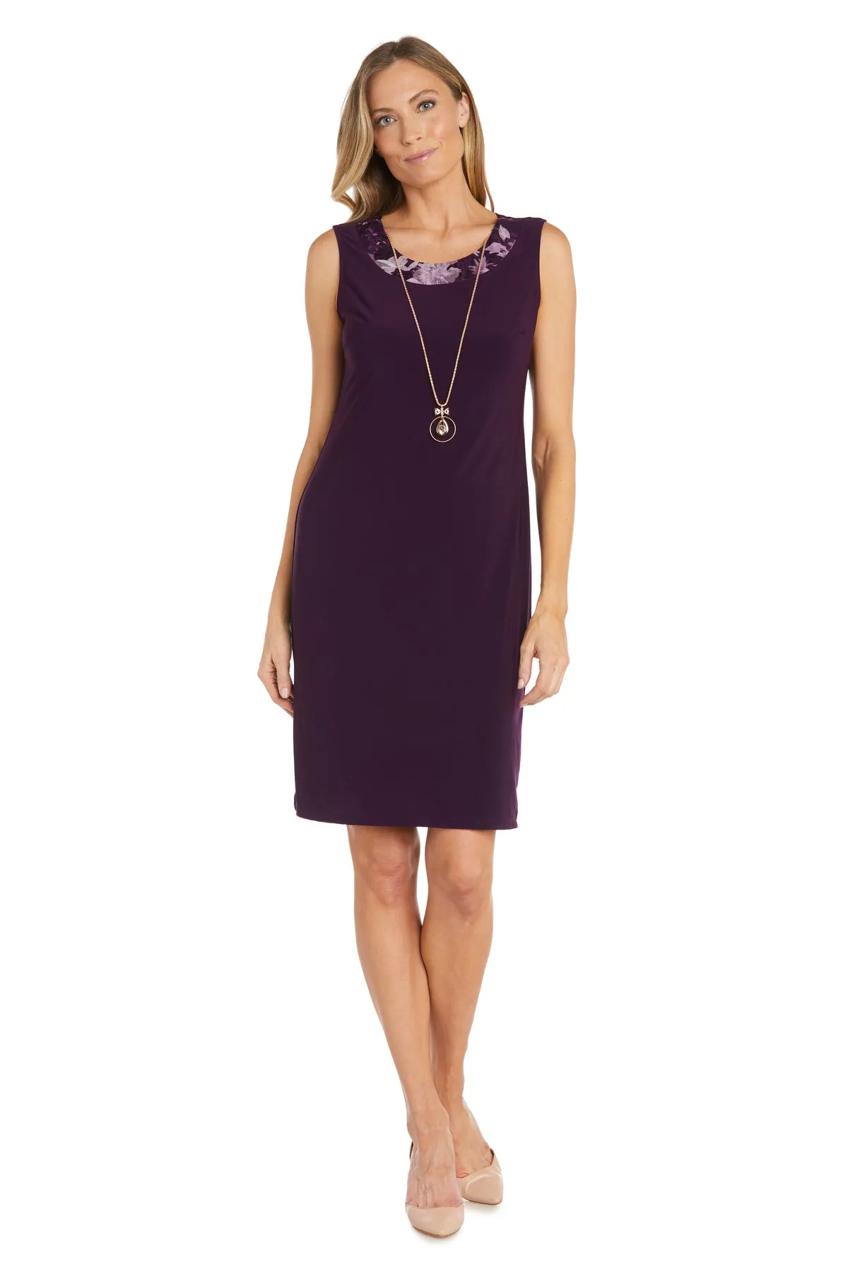 Lurex Floral Jacket Dress sold by R&M Richards product image thumbnail 3