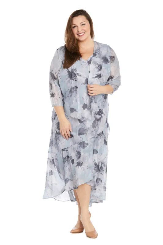 Two-Piece Chiffon Jacket Dress - Plus sold by R&M Richards