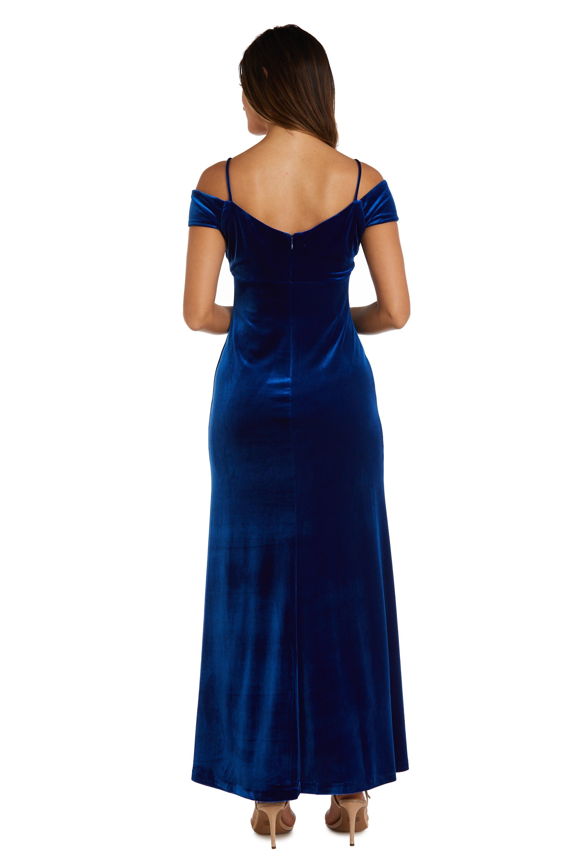 Nightway Stretch Velvet Evening Gown sold by R&M Richards product image thumbnail 2