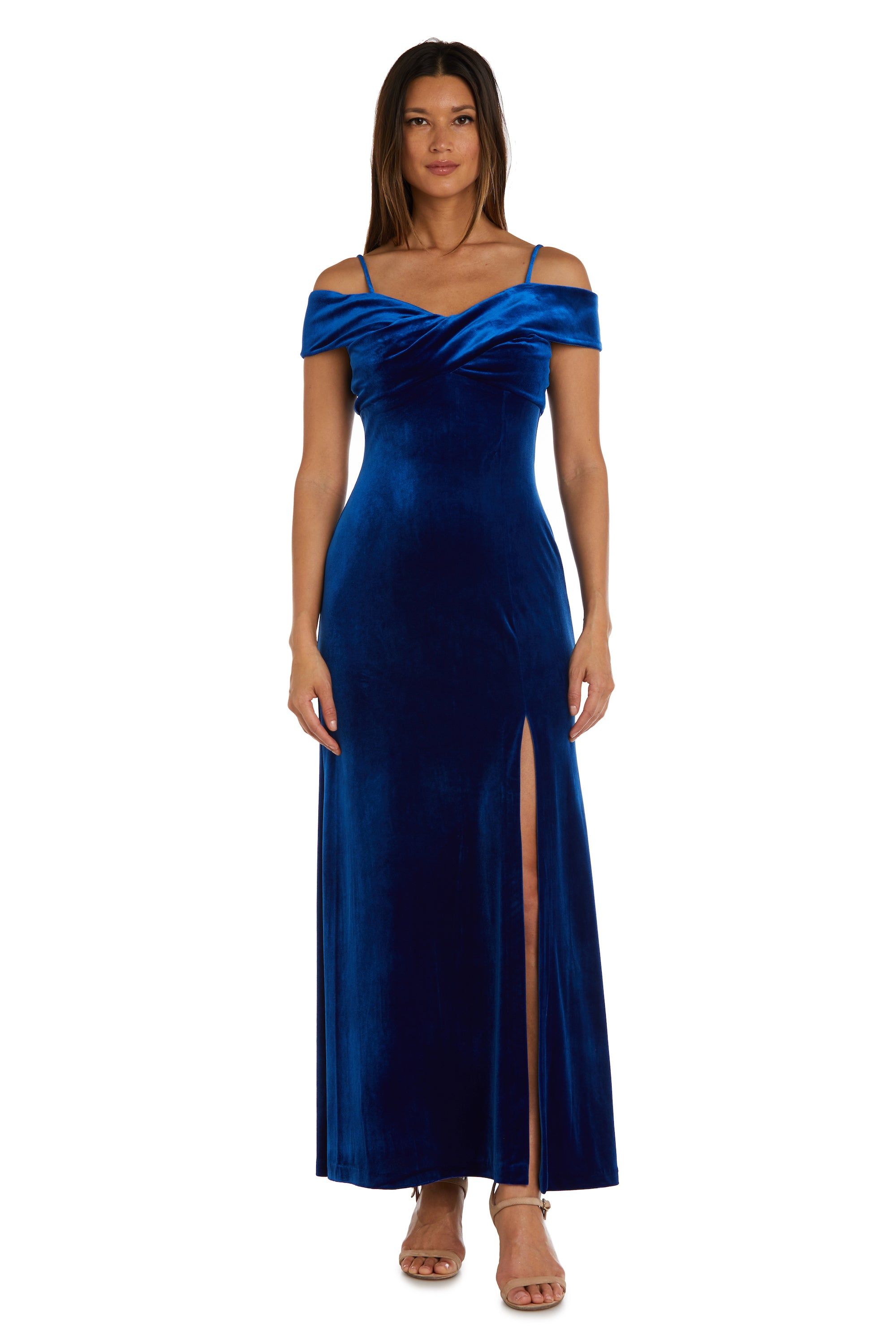 Nightway Stretch Velvet Evening Gown sold by R&M Richards