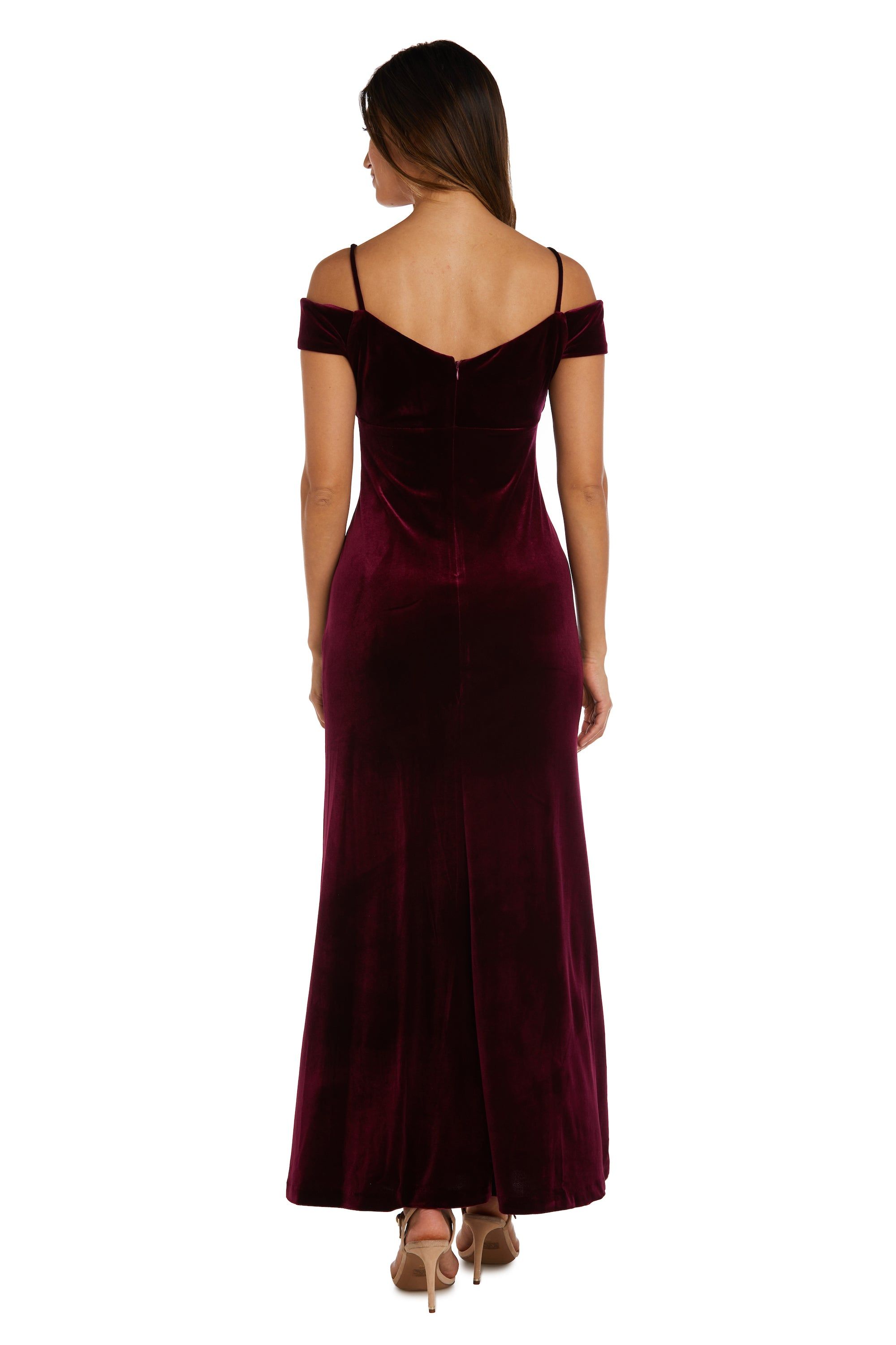 Nightway Stretch Velvet Evening Gown sold by R&M Richards product image thumbnail 5