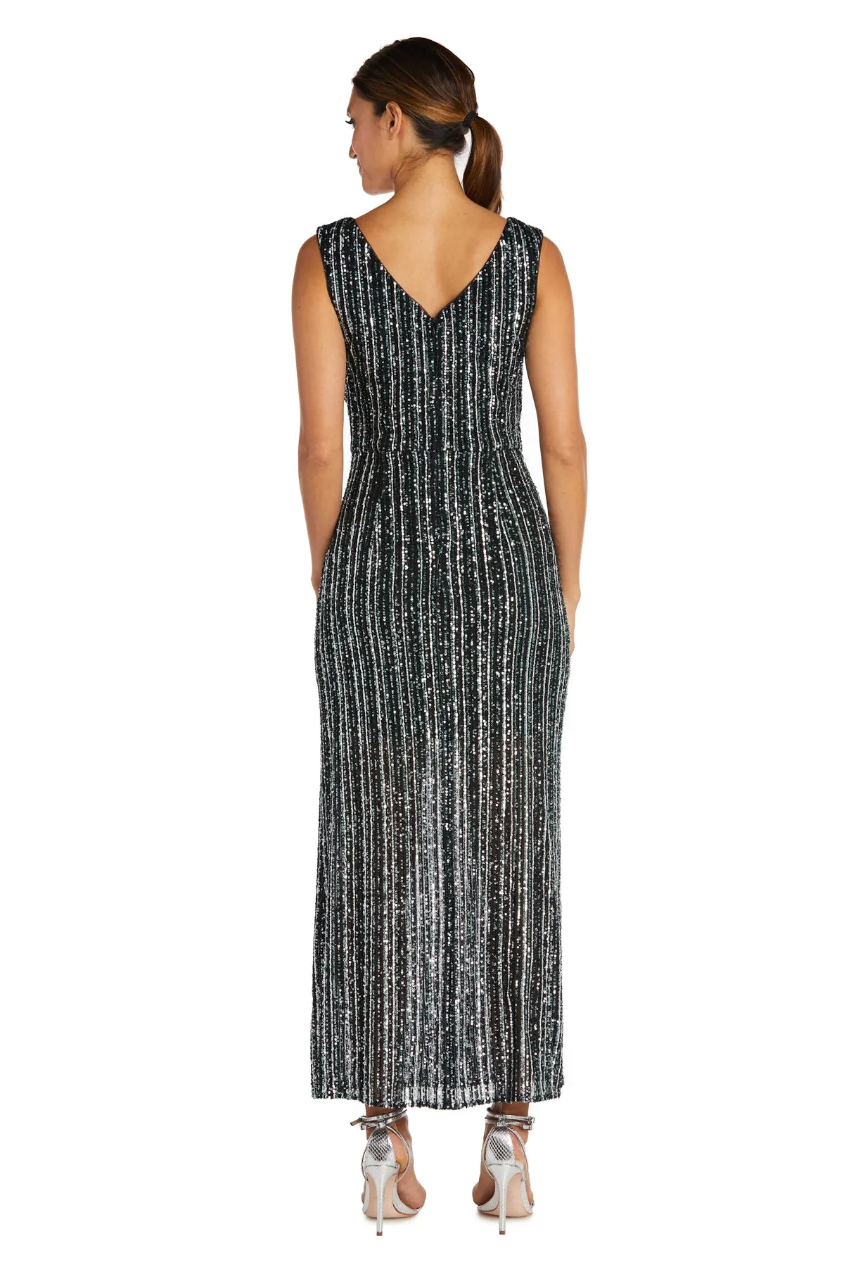 Long Sequined Gown sold by R&M Richards product image thumbnail 2