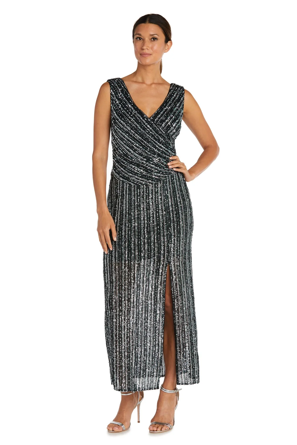 Long Sequined Gown sold by R&M Richards
