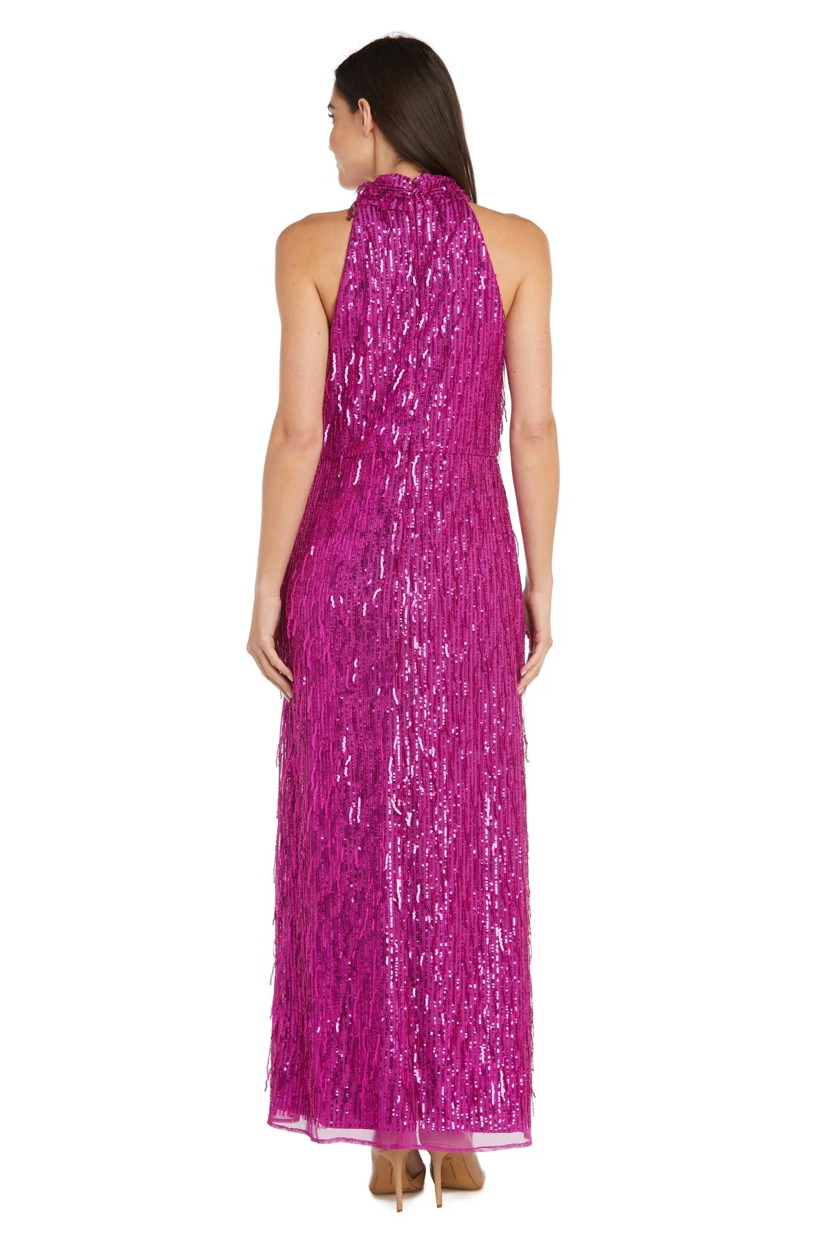 High Neck Fringe Sequin Dress sold by R&M Richards product image thumbnail 5