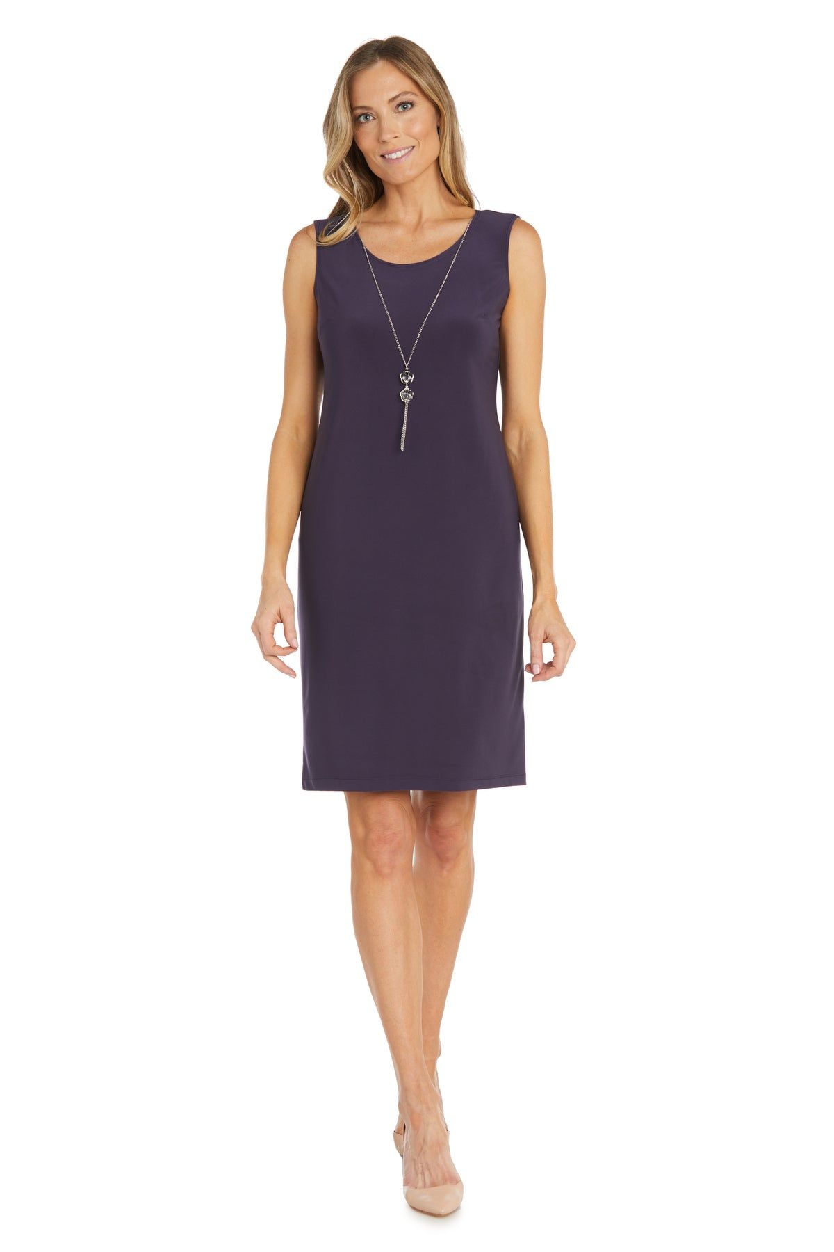 Floral Dress and Jacket Set with Built In Necklace - Petite sold by R&M Richards product image thumbnail 3