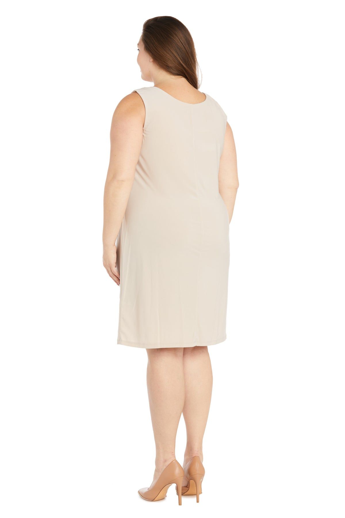 Floral Woven Jacket Dress - Attaches at The Neckline - Plus sold by R&M Richards product image thumbnail 4