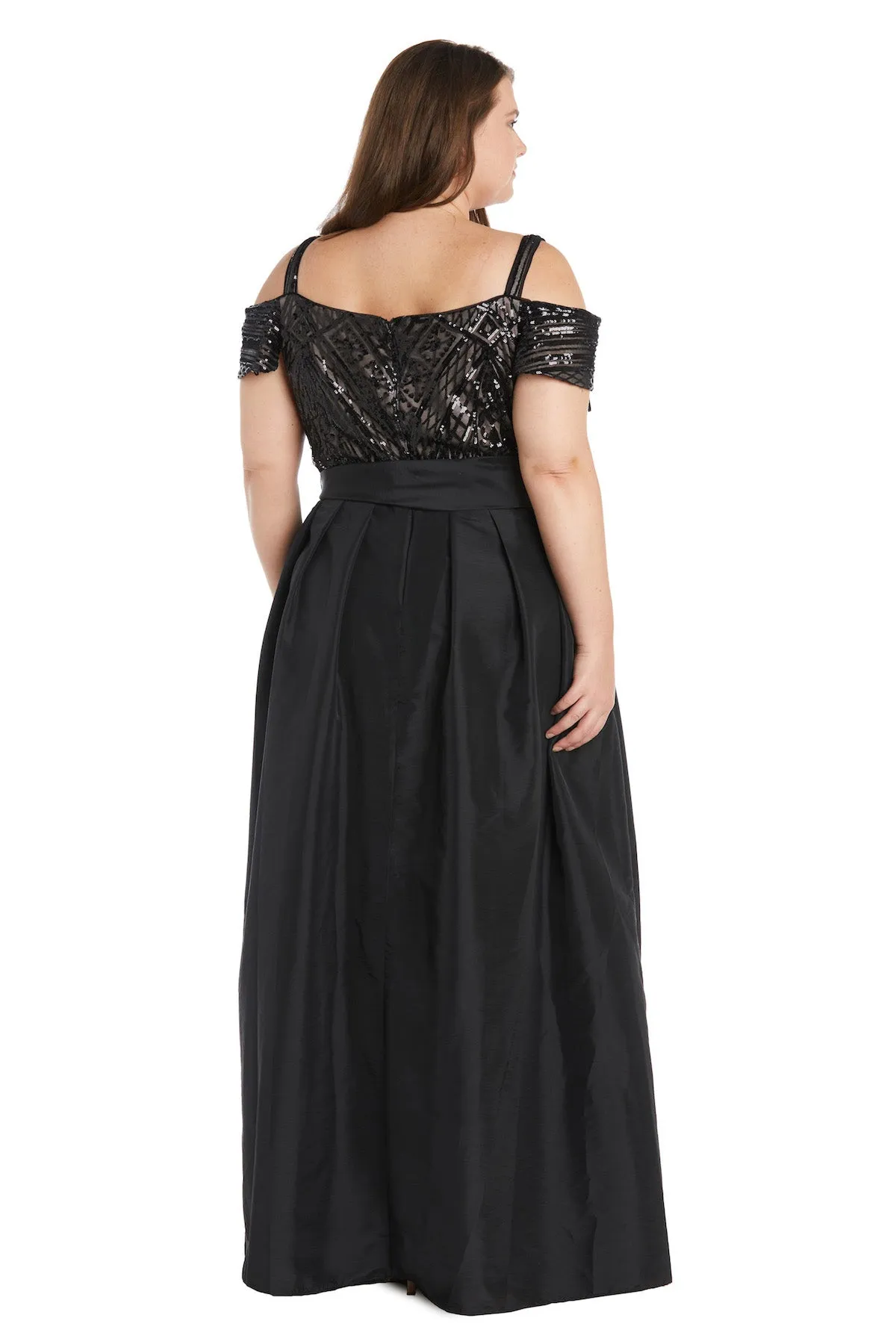 Off The Shoulder Evening Gown - Plus sold by R&M Richards product image thumbnail 2