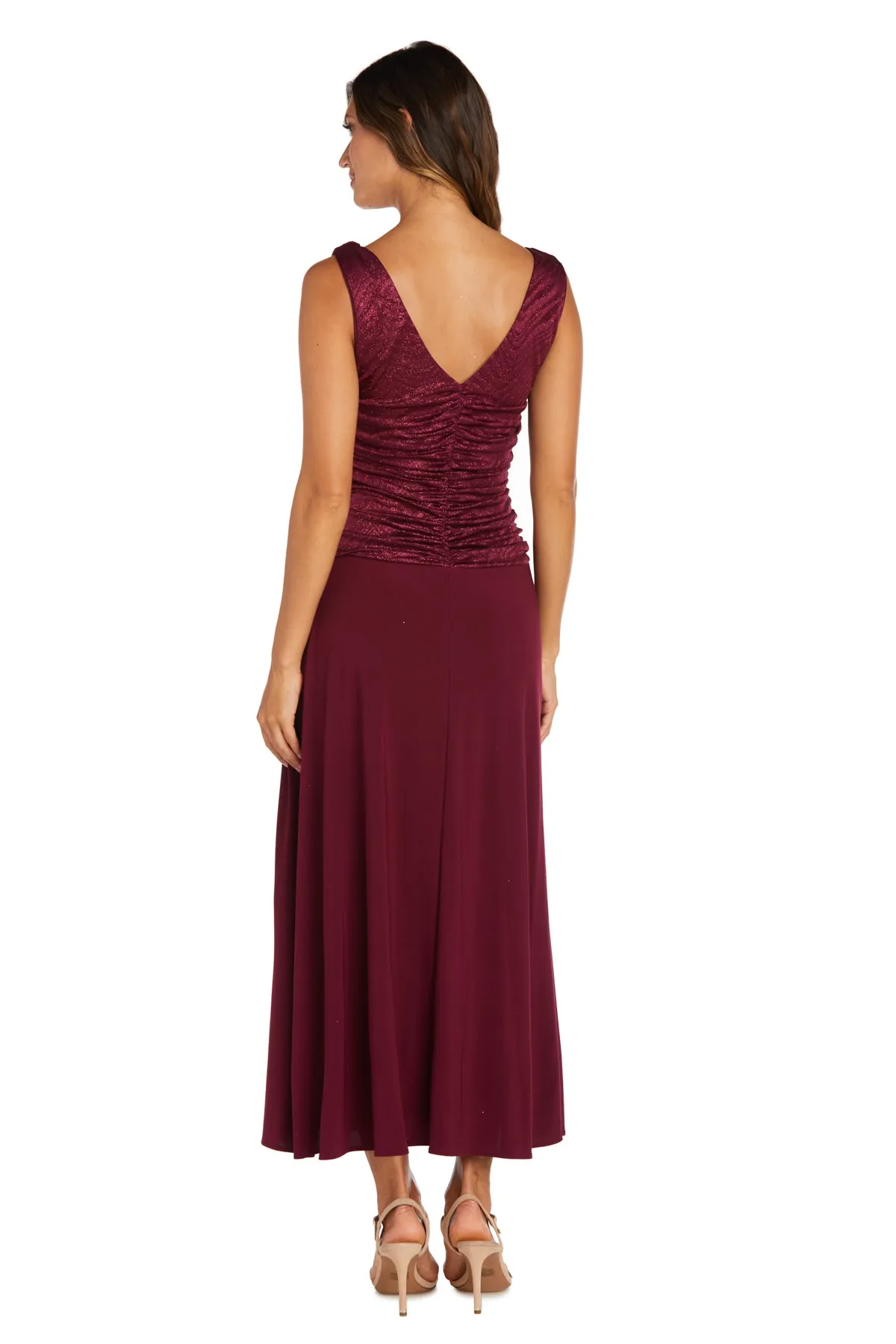 Glitter Bodice Evening Gown - Petite sold by R&M Richards product image thumbnail 5