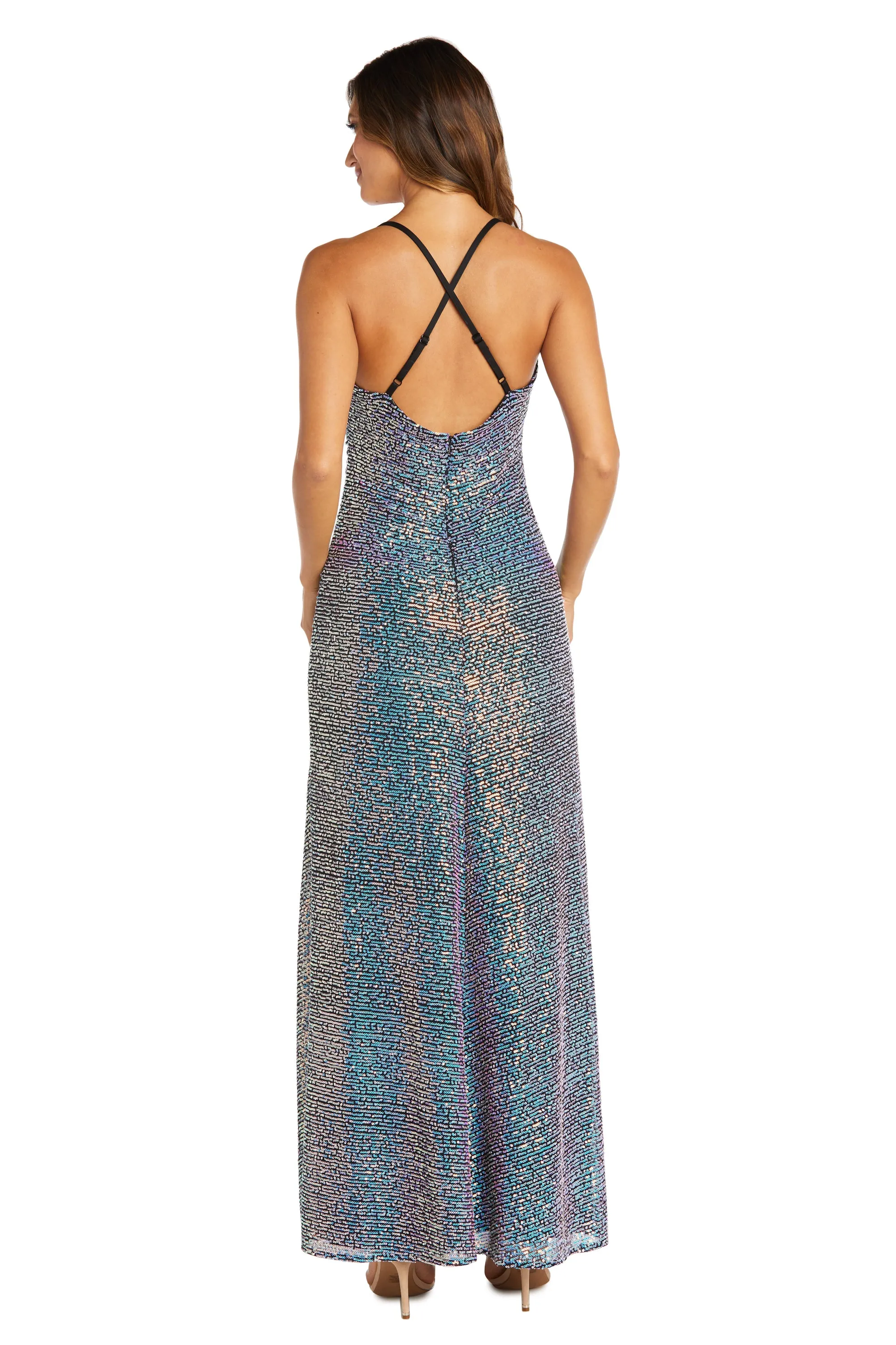 Nightway Shimmer Gown - Petite sold by R&M Richards product image thumbnail 5