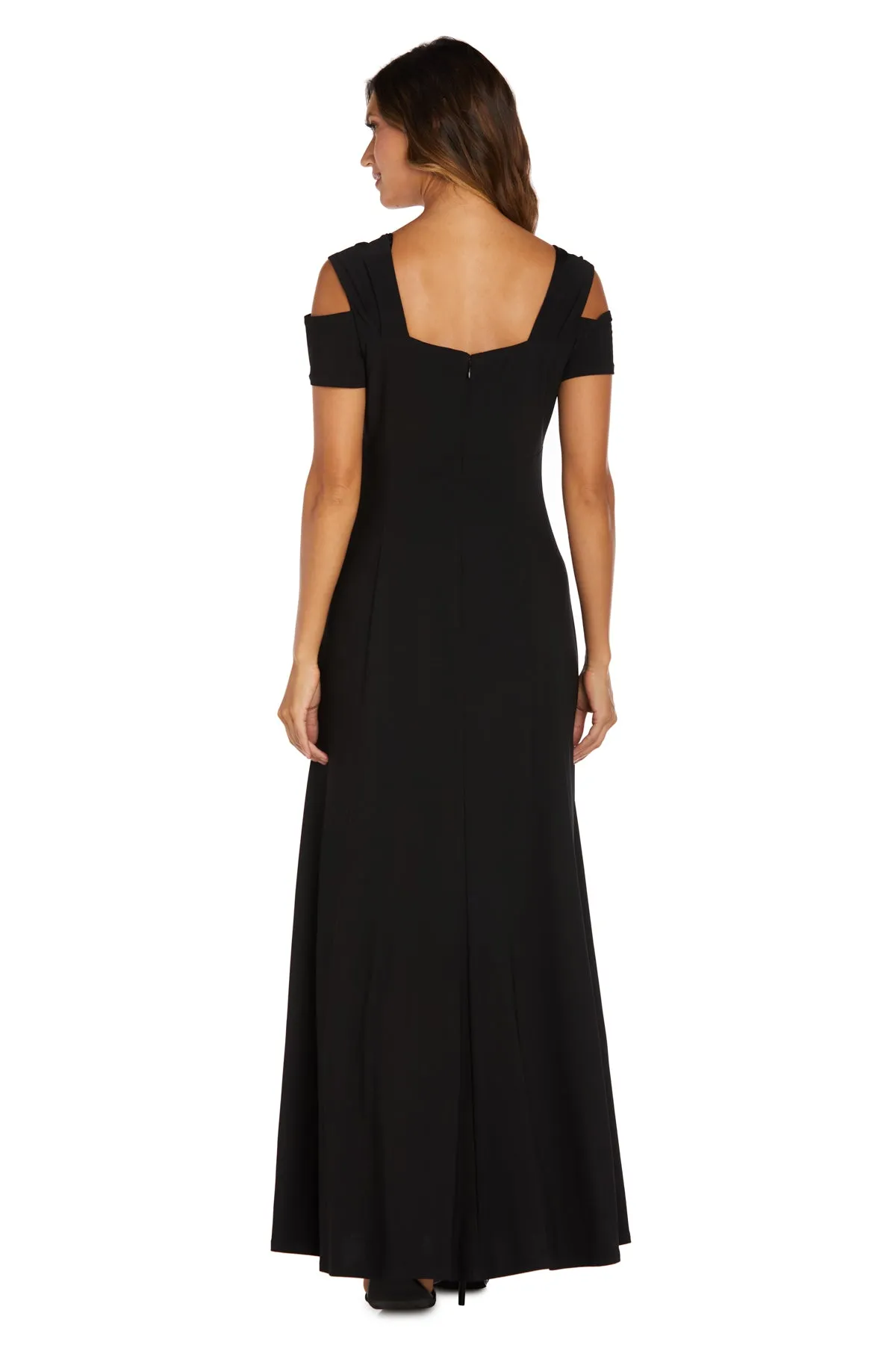 Evening Gown with Thigh Slit and Diamante Detail sold by R&M Richards product image thumbnail 2