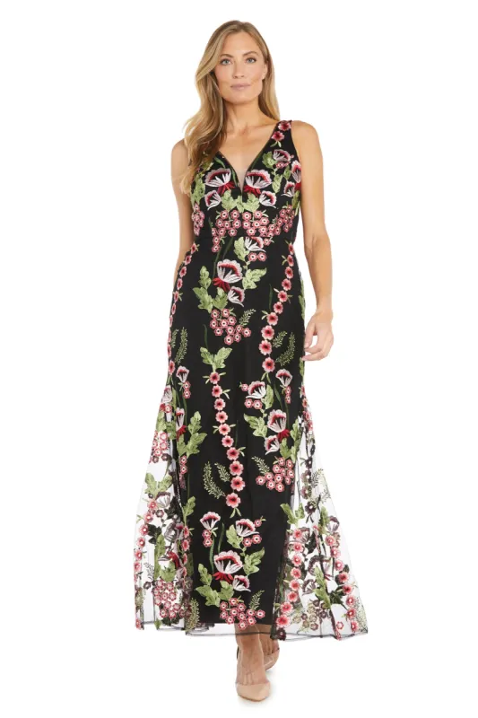 Floral Embroidered Trumpet Skirt Dress sold by R&M Richards