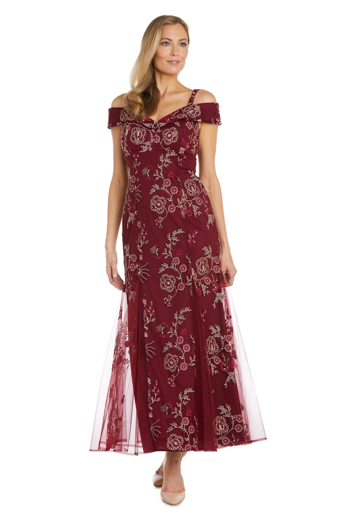 Floral Embellished Gown sold by R&M Richards