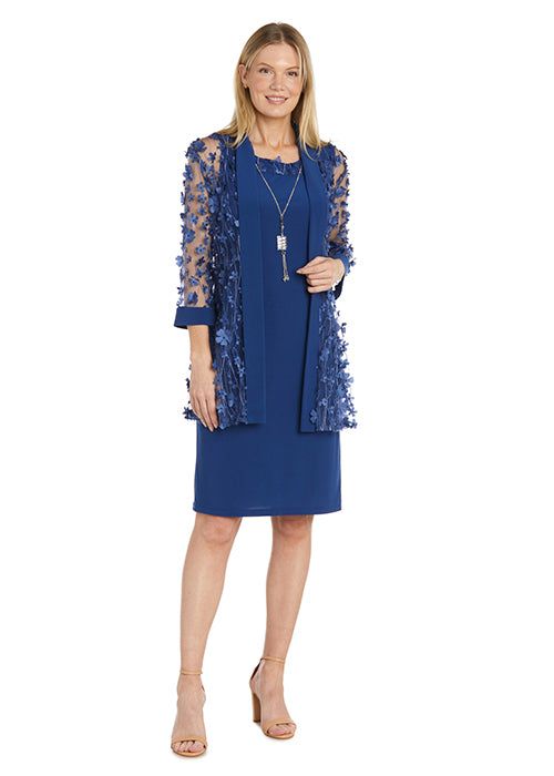3D Floral Embellished Jacket Dress sold by R&M Richards