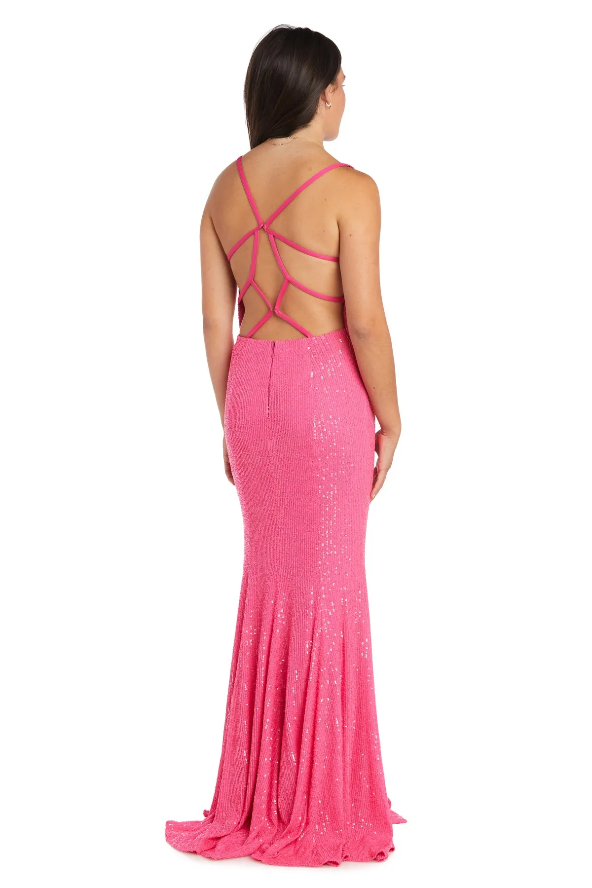 Neon Pink Camilla Dress sold by R&M Richards product image thumbnail 2
