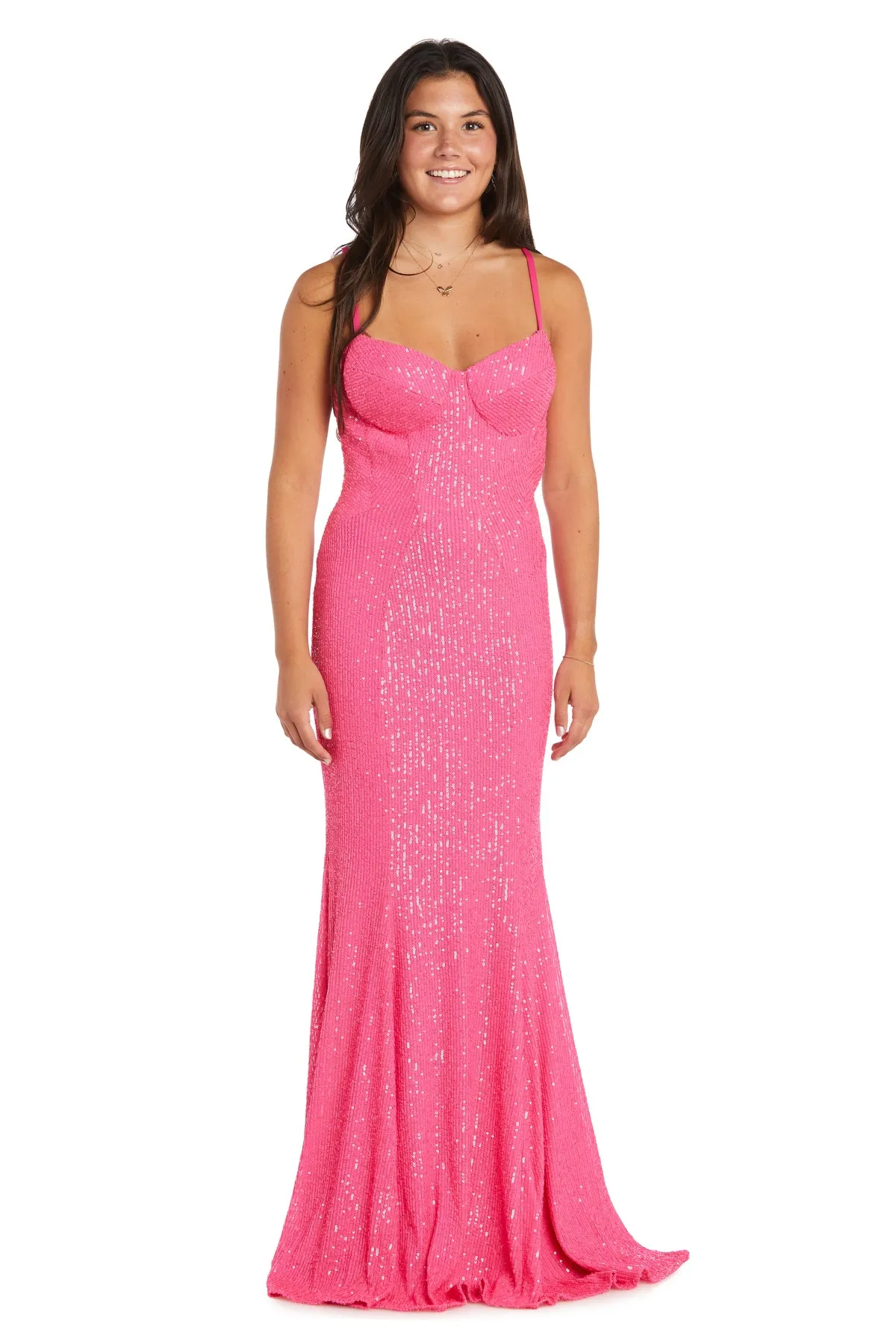 Neon Pink Camilla Dress sold by R&M Richards