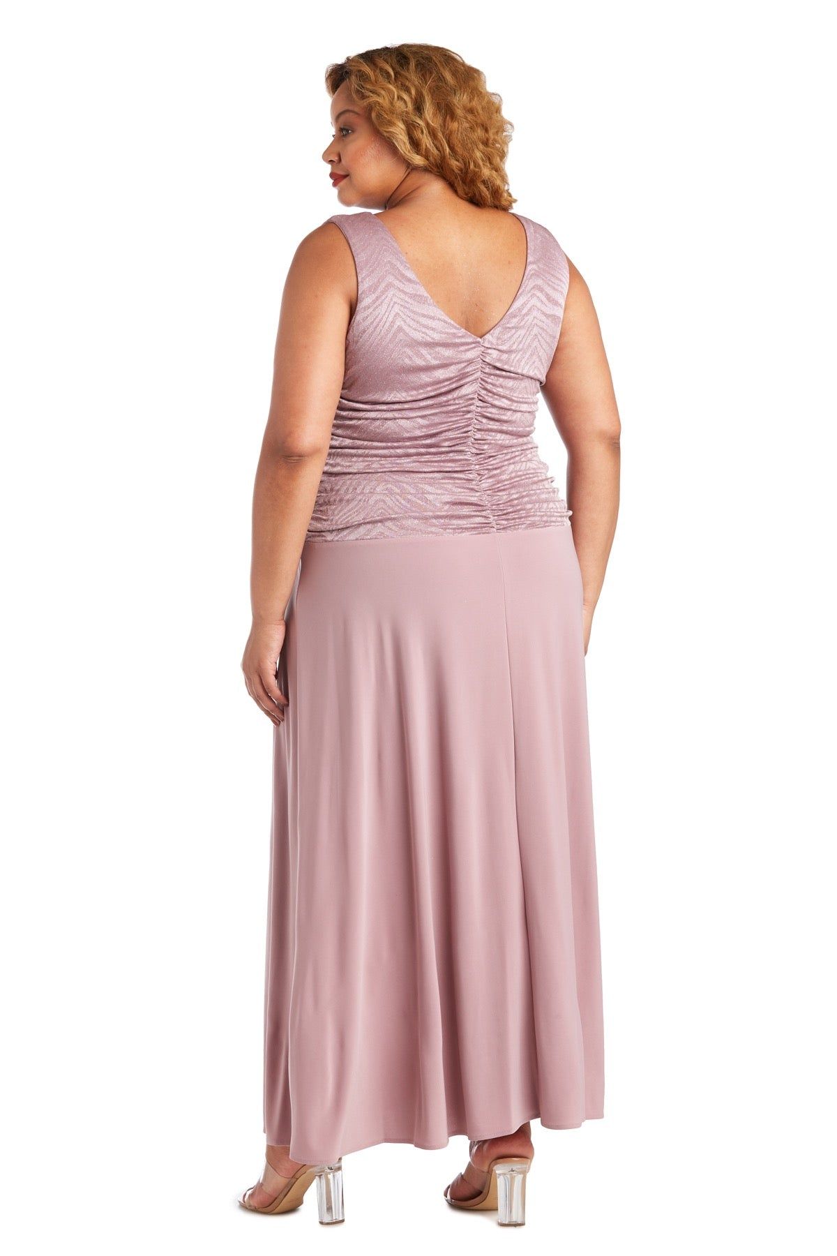 Glitter Bodice Evening Gown - Plus sold by R&M Richards product image thumbnail 2