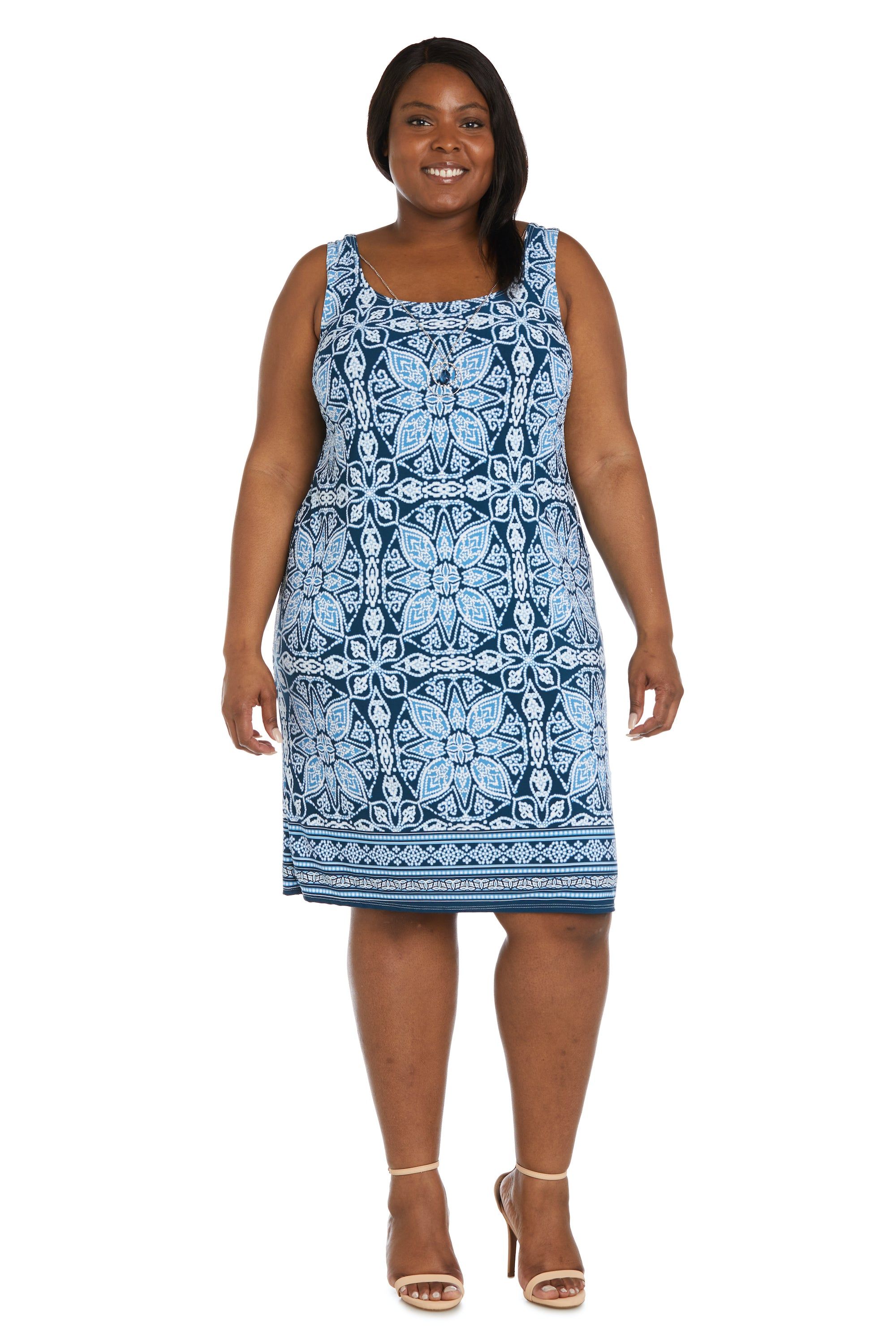 Two-Piece Puff Print Jacket Dress - Plus sold by R&M Richards product image thumbnail 3