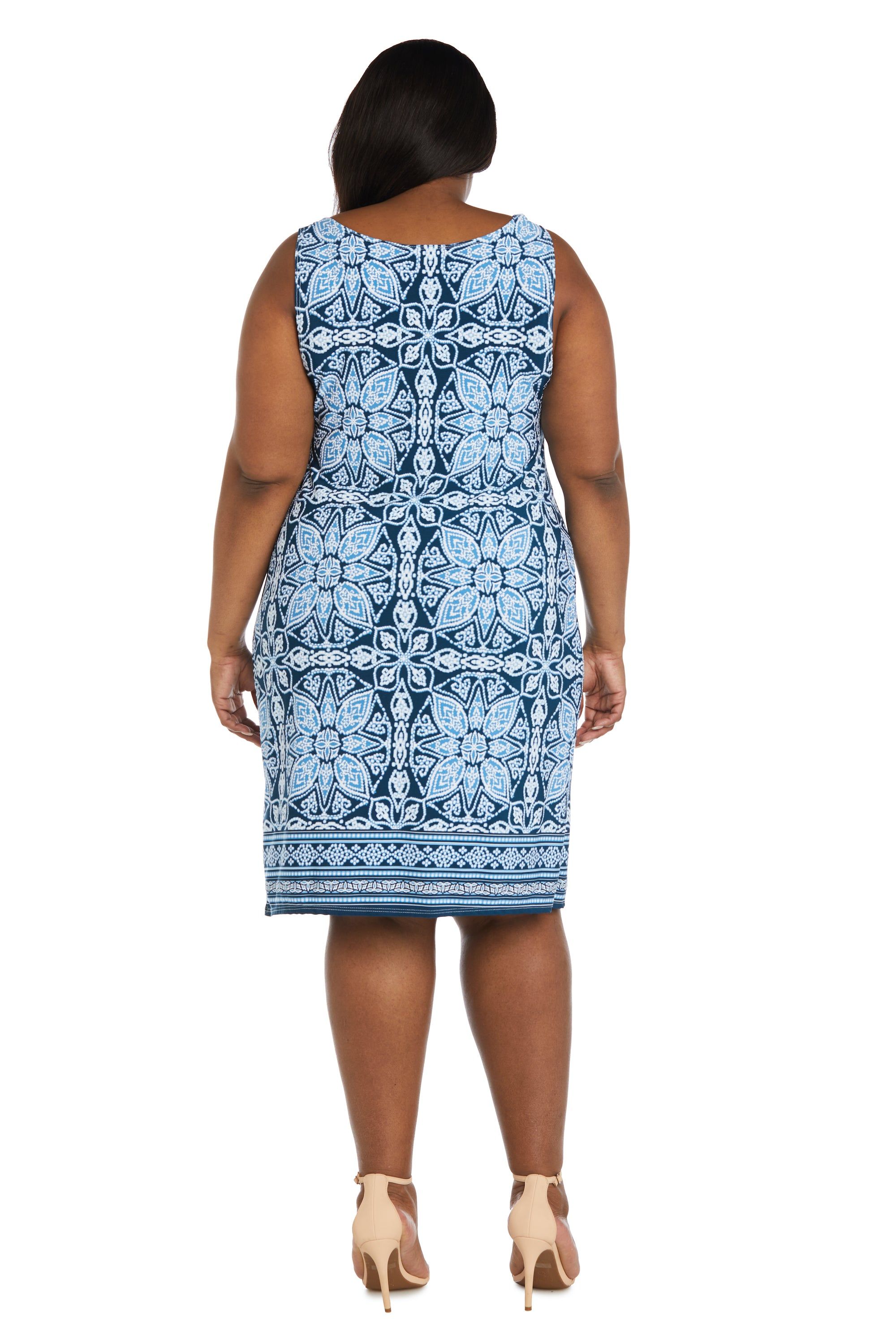 Two-Piece Puff Print Jacket Dress - Plus sold by R&M Richards product image thumbnail 4