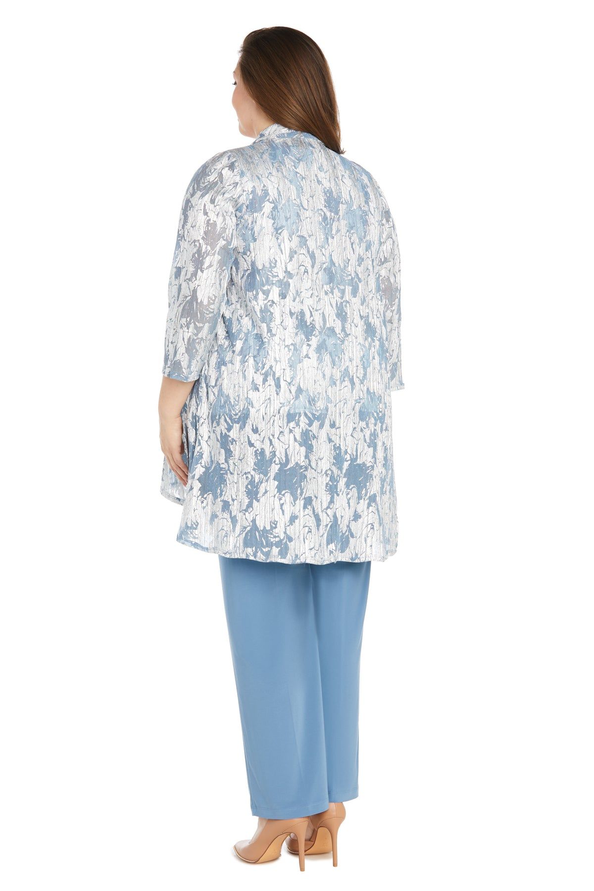 Metallic Patterned Pantsuit - Plus sold by R&M Richards product image thumbnail 2