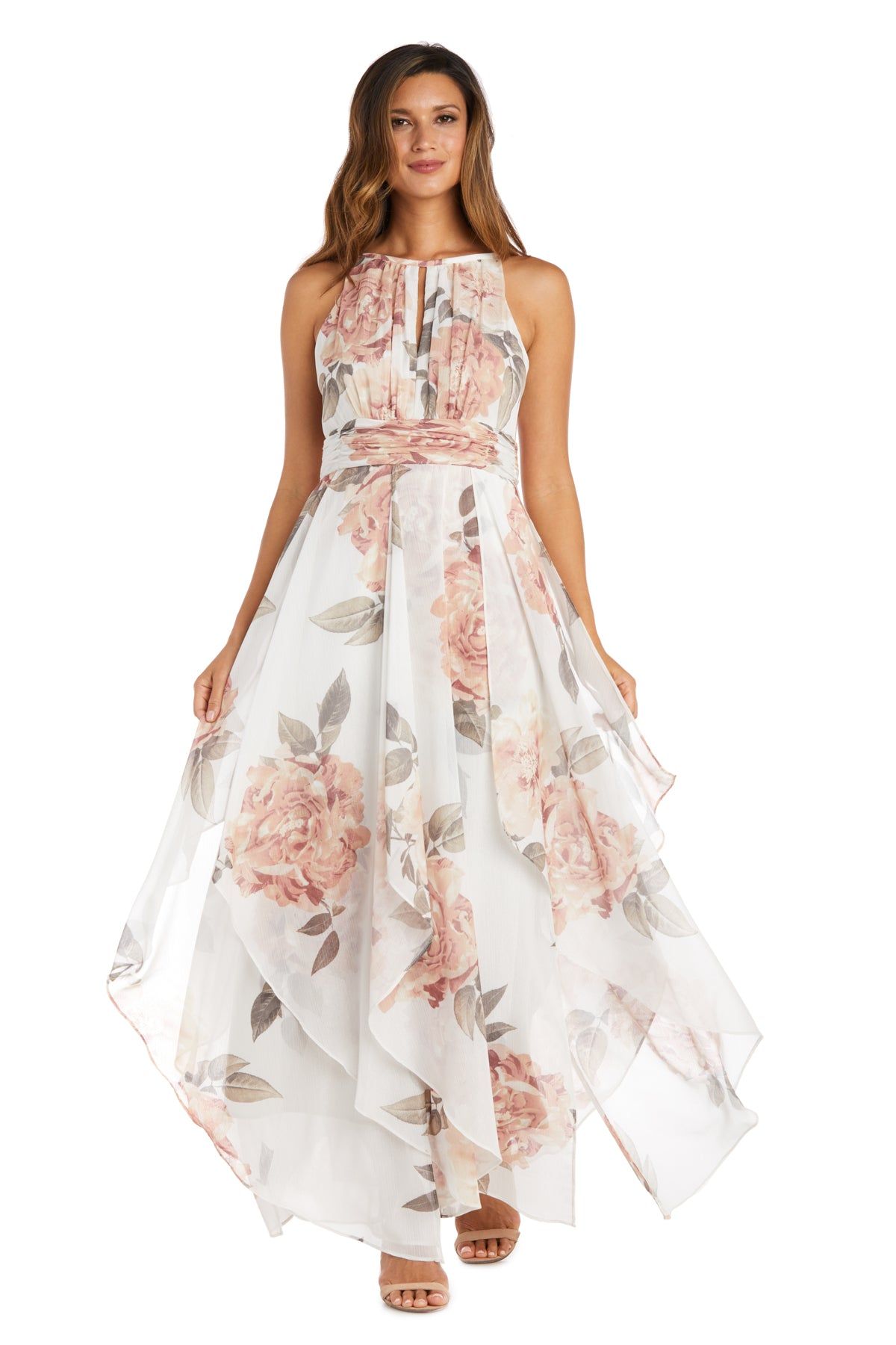 Floral Halter Keyhole Dress sold by R&M Richards