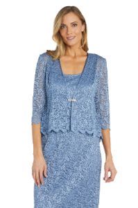 Long Lace Jacket Dress sold by R&M Richards
