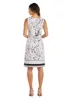 Two-Piece Puff Print Jacket Dress - Petite sold by R&M Richards