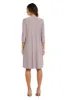 Two-Piece Puff Print Jacket Dress - Petite sold by R&M Richards