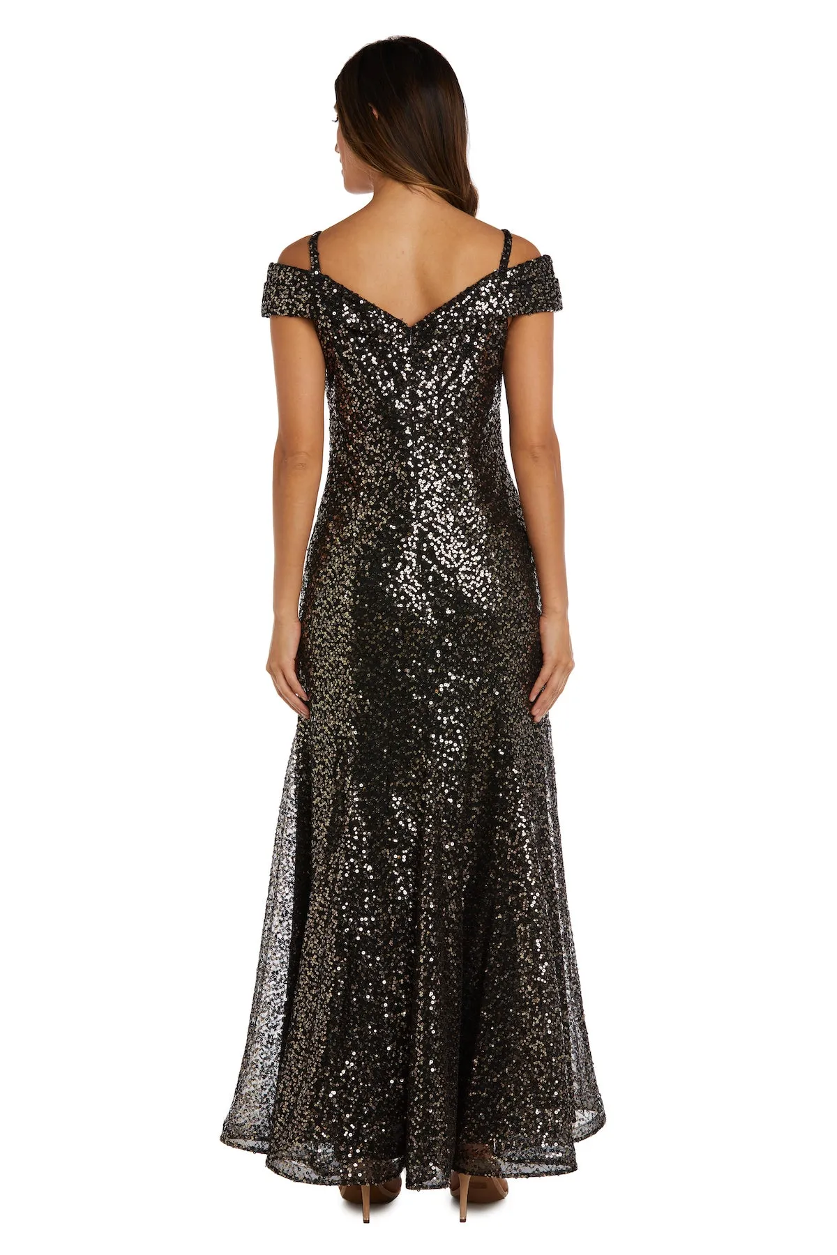 Off The Shoulder Shimmery Gown - Petite sold by R&M Richards product image thumbnail 2