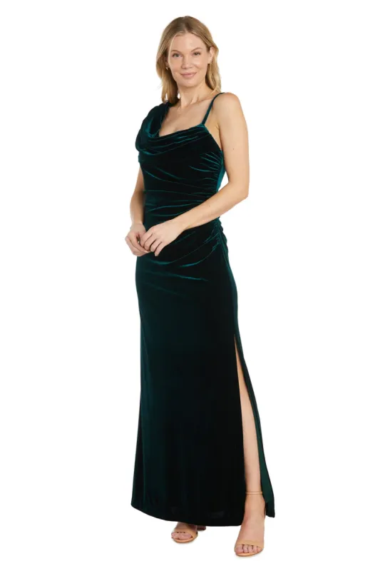 Cowl Neck Velvet Dress sold by R&M Richards