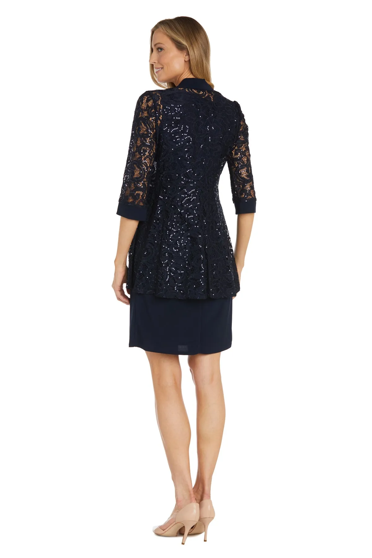 Sequenced Laced Jacket Dress - Petite sold by R&M Richards product image thumbnail 2