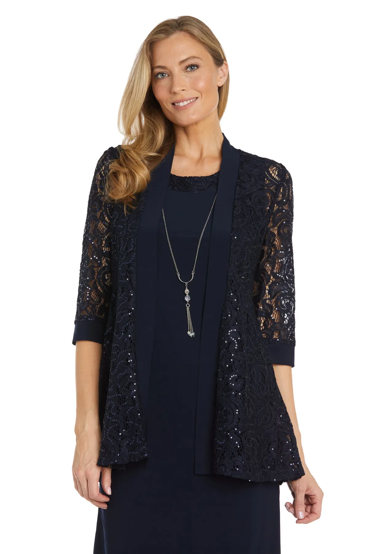 Sequenced Laced Jacket Dress - Petite sold by R&M Richards product image thumbnail 5