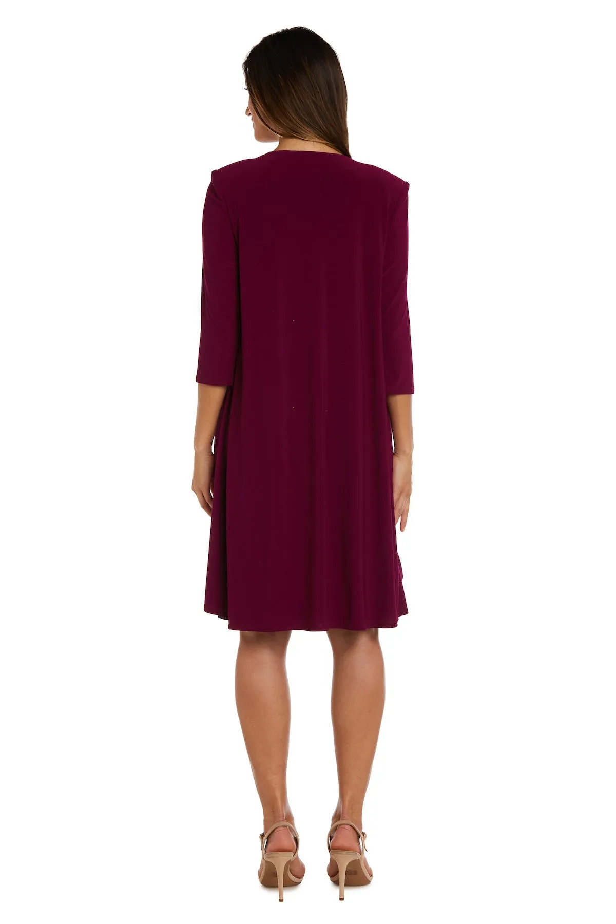 Double Border Puff Print Ity Jacket Dress sold by R&M Richards product image thumbnail 2