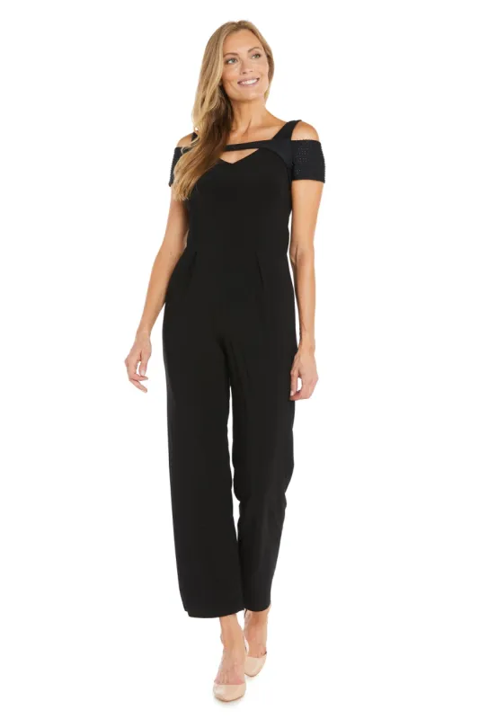 Jumpsuit with Rhinestone detail sold by R&M Richards