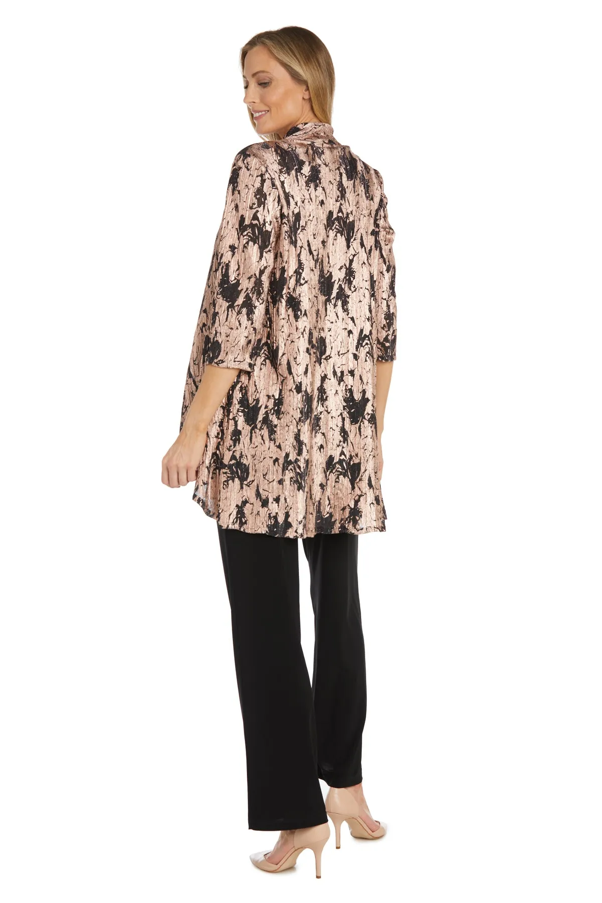 Metallic Patterned Pantsuit - Petite sold by R&M Richards product image thumbnail 2