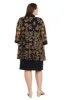 Two-Piece Printed Brocade Jacket and Dress Set - Plus sold by R&M Richards