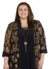 Two-Piece Printed Brocade Jacket and Dress Set - Plus sold by R&M Richards