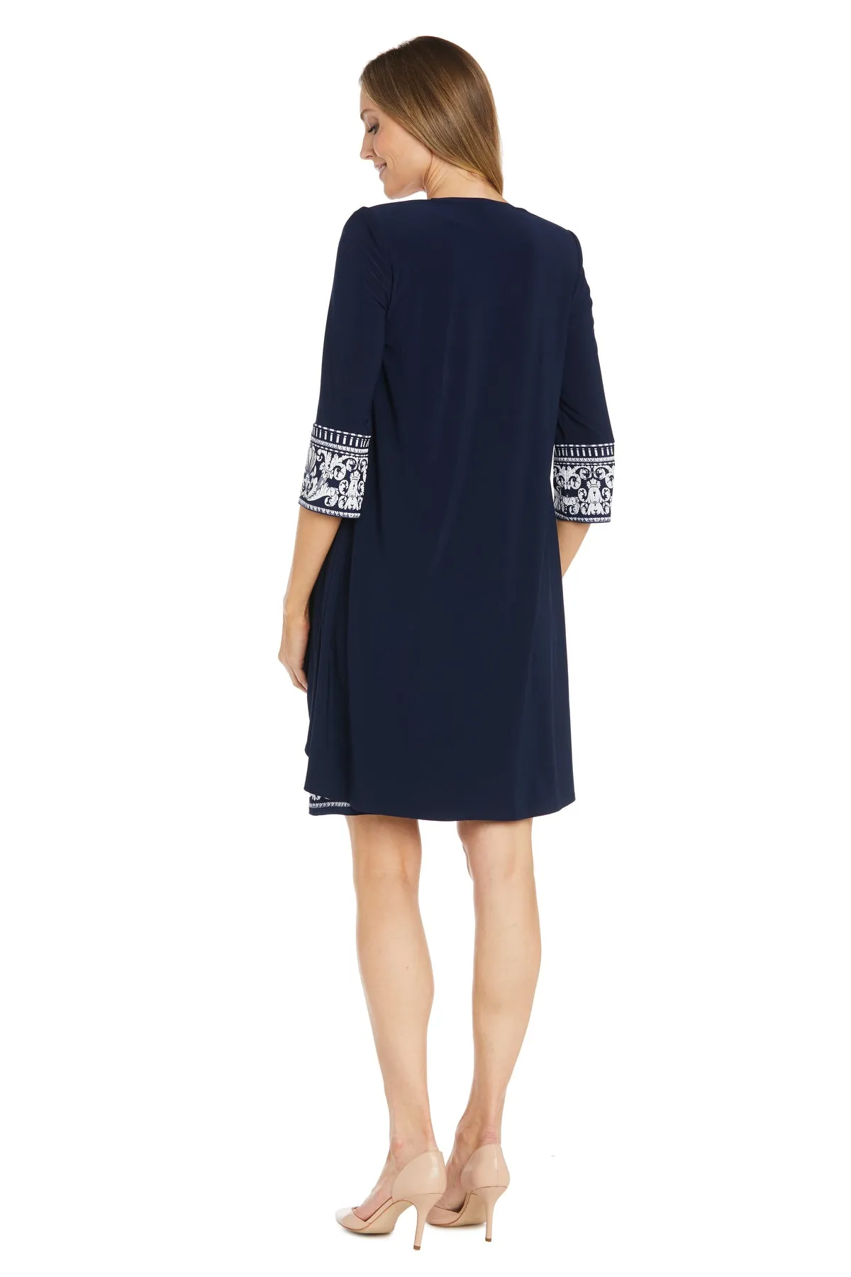 Puff Print Flyaway Jacket Dress sold by R&M Richards product image thumbnail 2