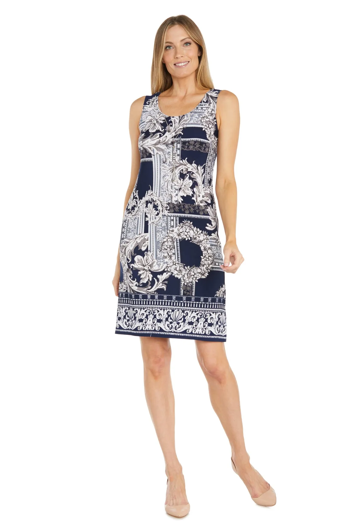 Puff Print Flyaway Jacket Dress sold by R&M Richards product image thumbnail 3