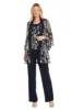 Embroidered Pantsuit with Flutter Sleeves sold by R&M Richards