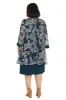 Jacket Dress With Necklace - Plus sold by R&M Richards