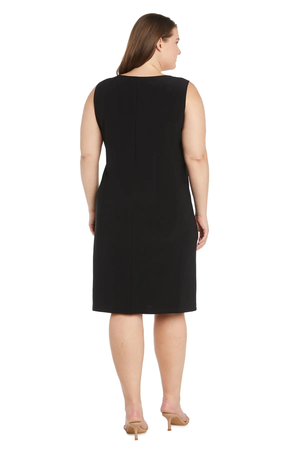 Flyaway Metallic Jacket Dress - Plus sold by R&M Richards product image thumbnail 4