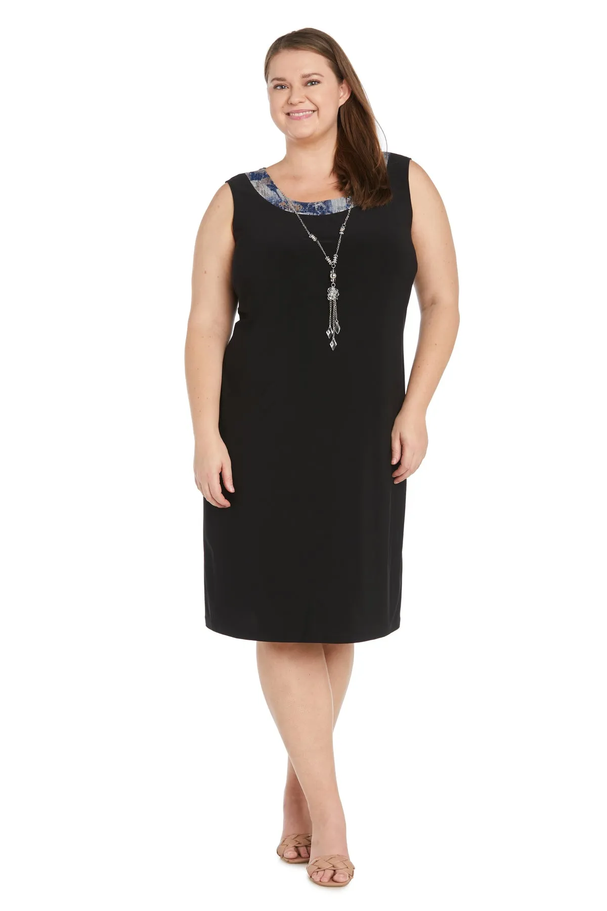 Flyaway Metallic Jacket Dress - Plus sold by R&M Richards product image thumbnail 3