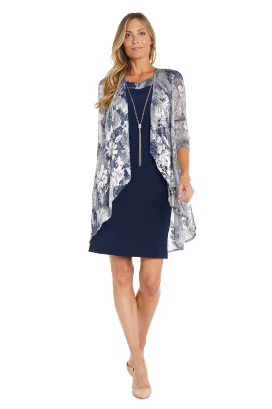 Flyaway Metallic Jacket Dress sold by R&M Richards