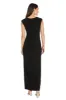 Long Ity Dress with Asymmetrical Top and Rhinestone Trim sold by R&M Richards
