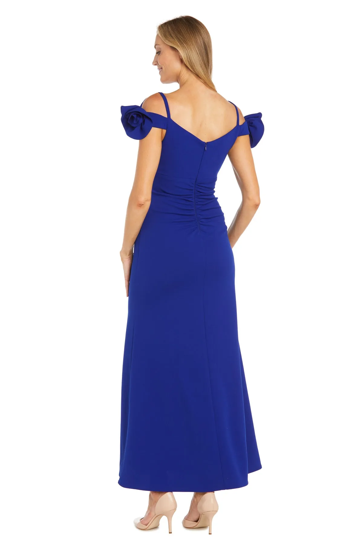 Long Dress with Off The Shoulder Flower Ruffle Detailing sold by R&M Richards product image thumbnail 2